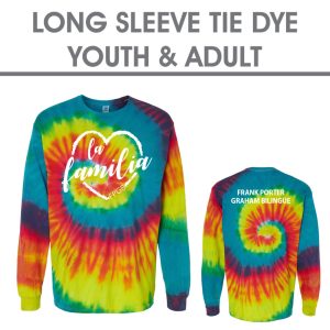 Long Sleeve Tie Dye La Familia T-Shirt